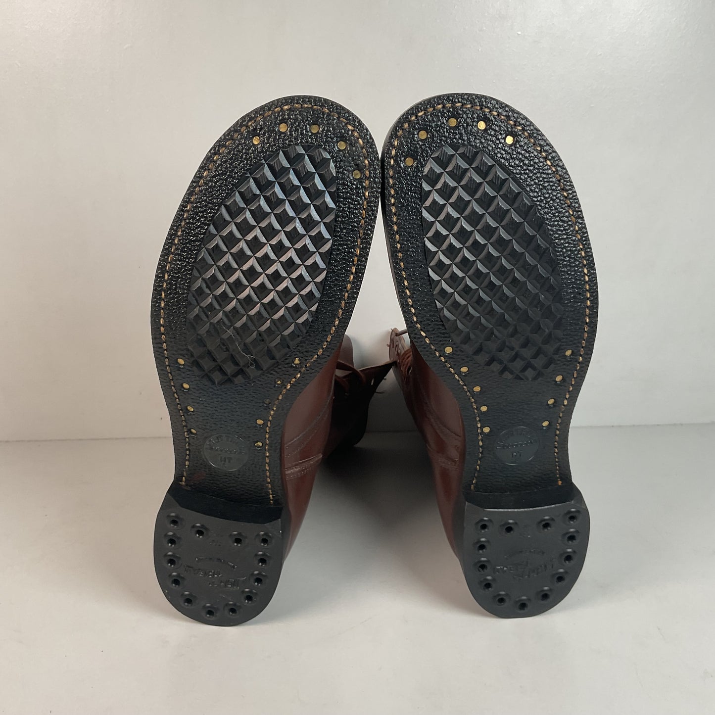 Vintage Vietnam War Brown Jump Boots 11 N (Narrow) Cap Toe Paratrooper