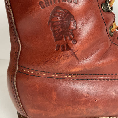 Vintage Chippewa Bird Shooter Boots | USA Made | Crepe | Soft Toe | Men’s 11 D