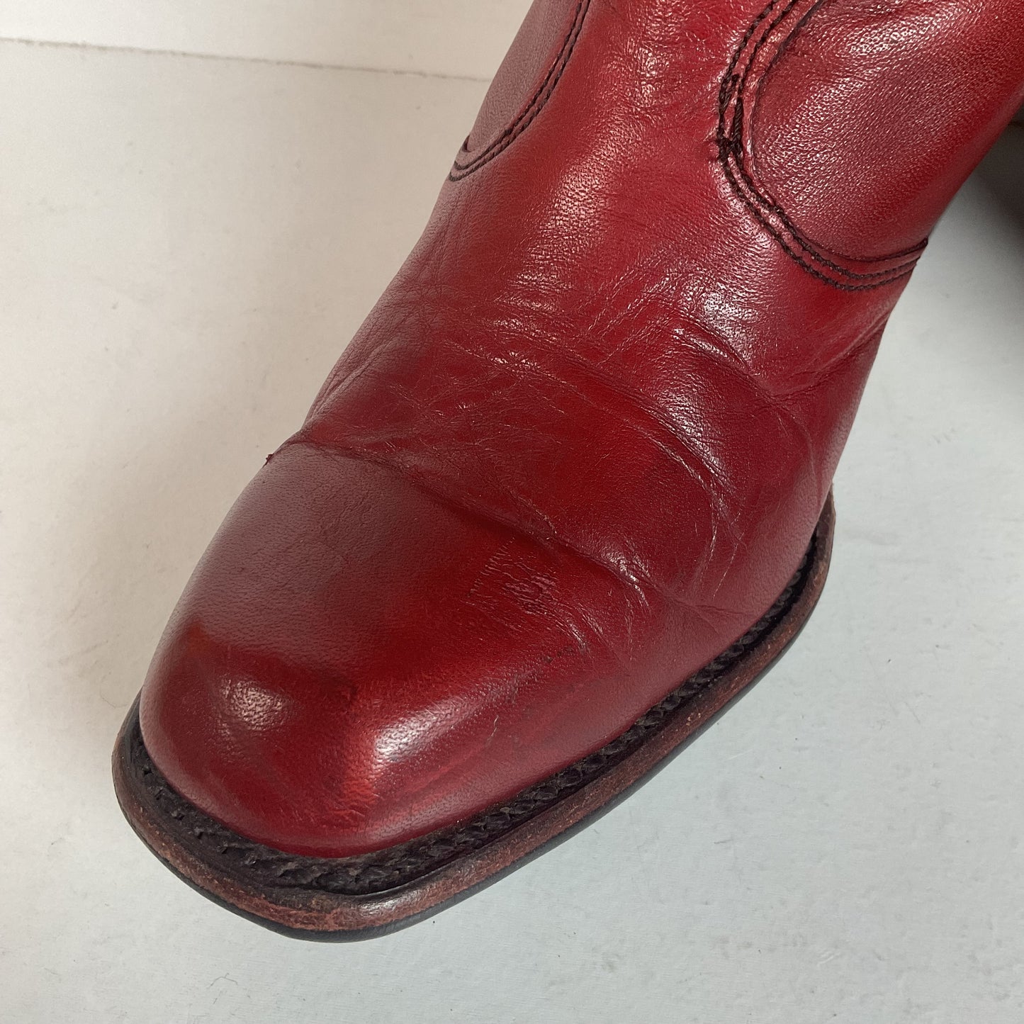 Vintage Wrangler Women’s Tall Harness Boots 7 M USA Made