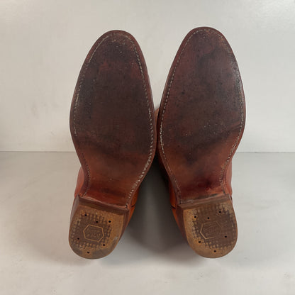 Vintage Tony Lama Tall Top Cowboy Boots | Gold Label | Tall Top | Men’s 9 D