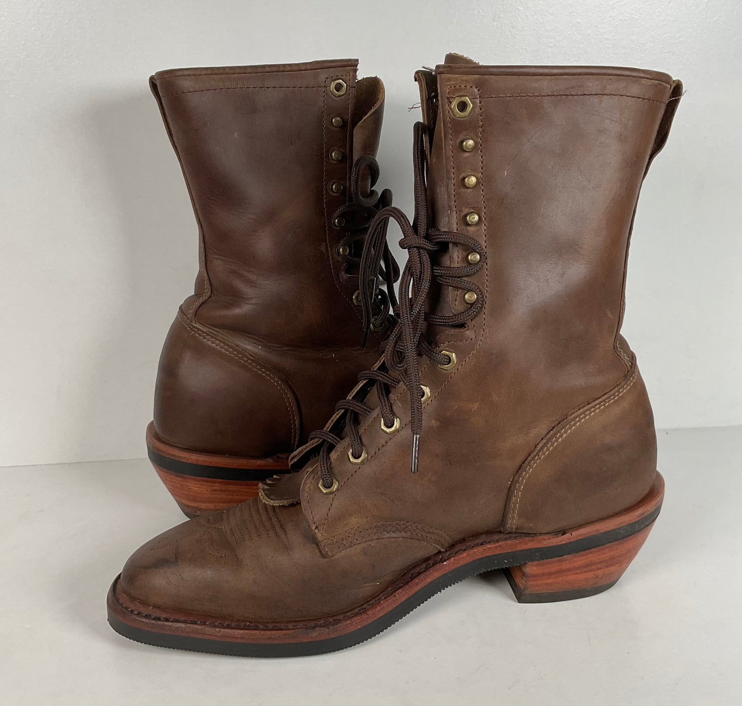 Chippewa Kiltie Packer Boots | Soft Toe | USA Made | Men’s 13 D