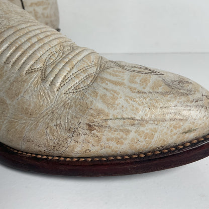 Vintage J. Chisholm Antelope Cowboy Boots | Exotic | USA Made | Men’s 9.5 D