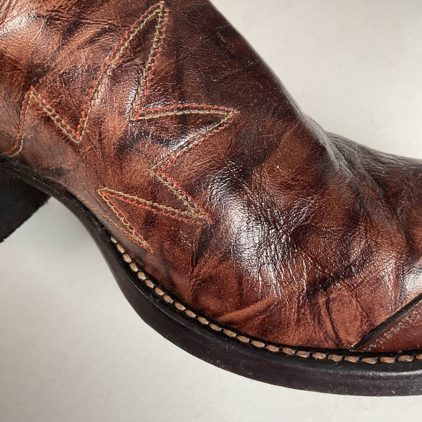 Texas Imperial Wingtip Cowboy Boots | USA Made | Men’s 6.5 | Women’s 7.5