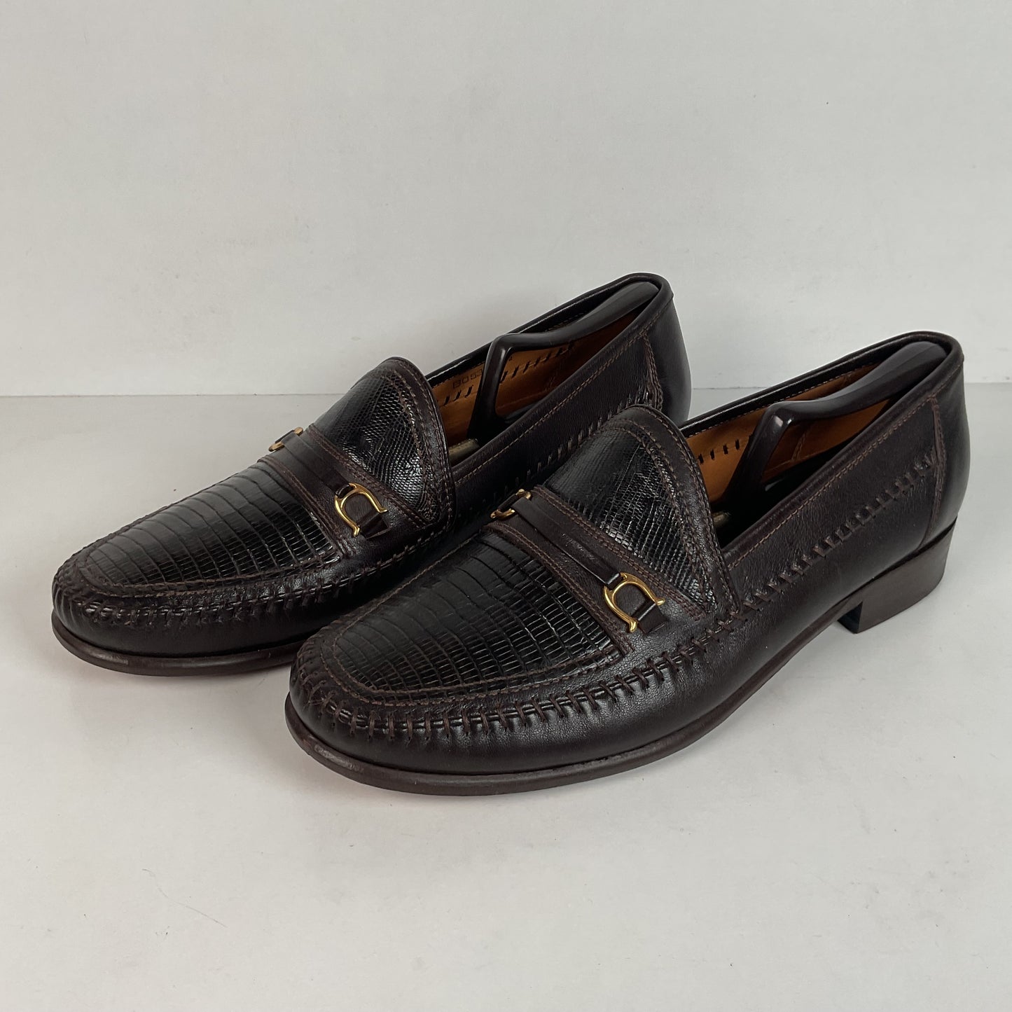 David Eden Lizard Loafers | Dark Brown | Men’s 10.5
