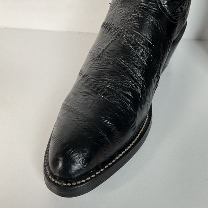 Vintage Nocona Full Eel Skin Cowboy Boots | Exotic | Men’s 6.5 | Women’s 7.5