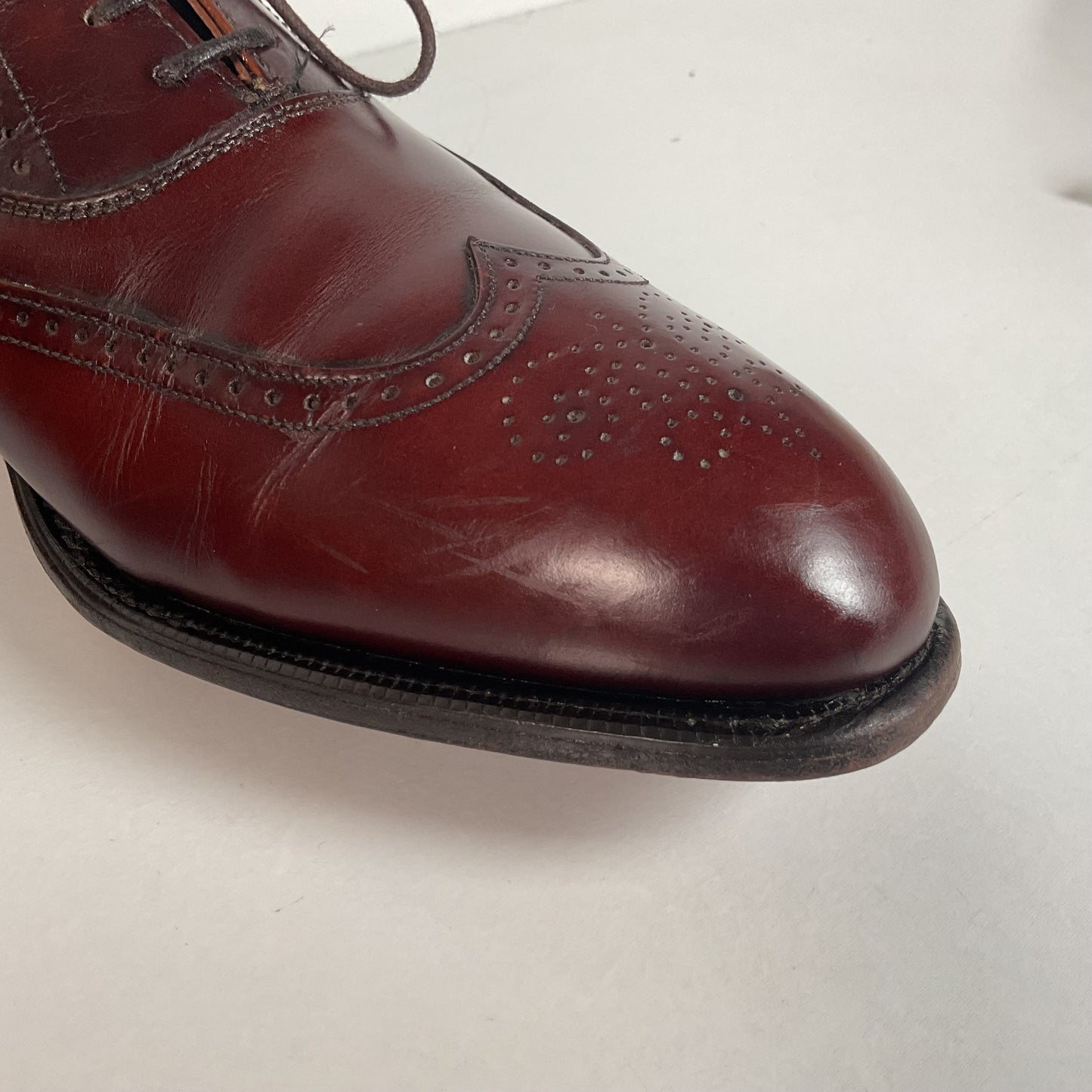 Vintage Johnston Murphy Aristocraft Oxford Shoes 8.5 D USA (2) Pairs USA Made