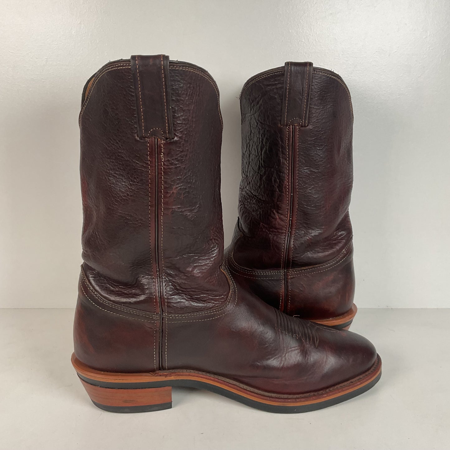 Chippewa Corbel Wellington Cowboy Boots | USA Made | Briar Pitstop | 14 D