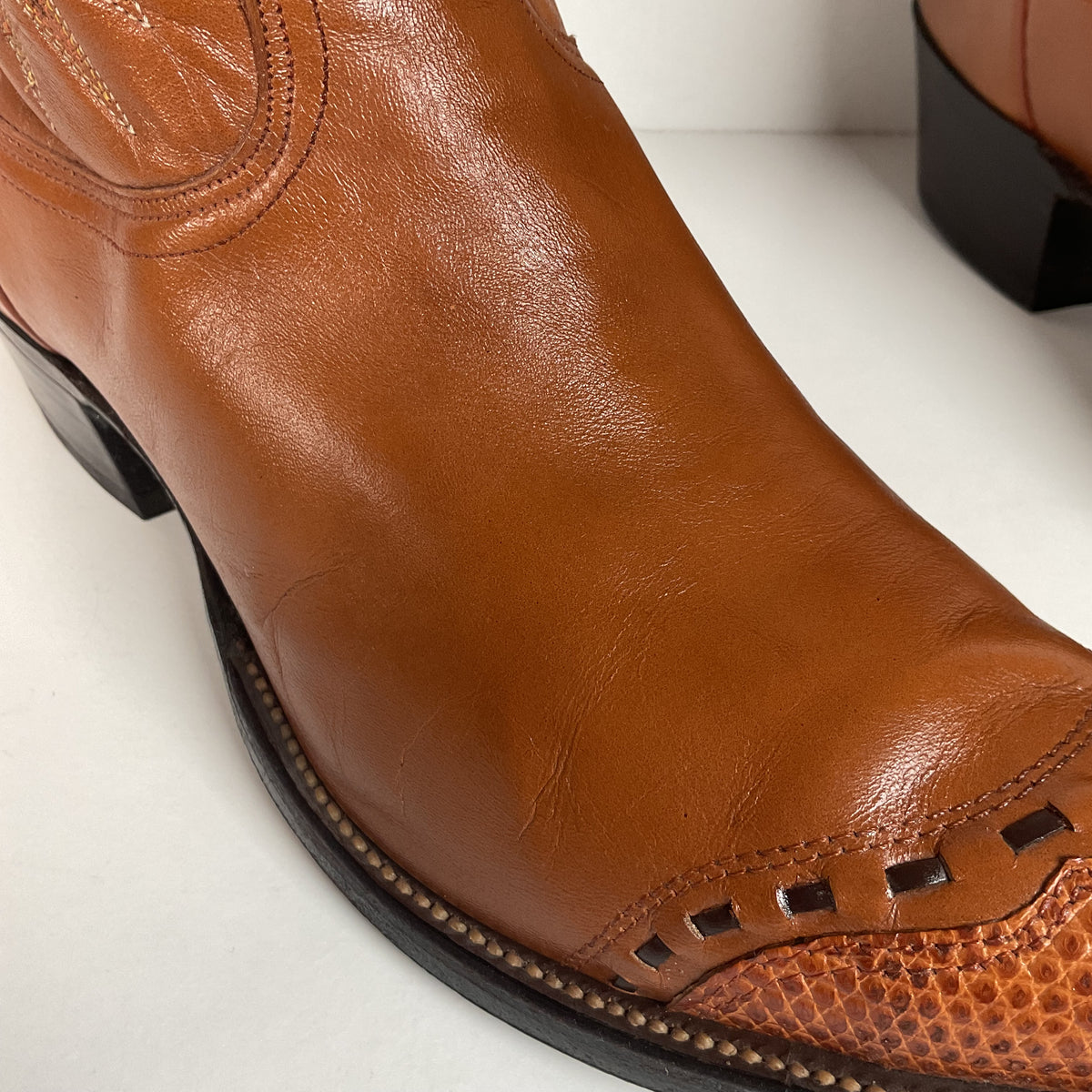 Vintage Nocona Cowboy Boots | Teju Lizard Wingtip | Men’s 10.5 D