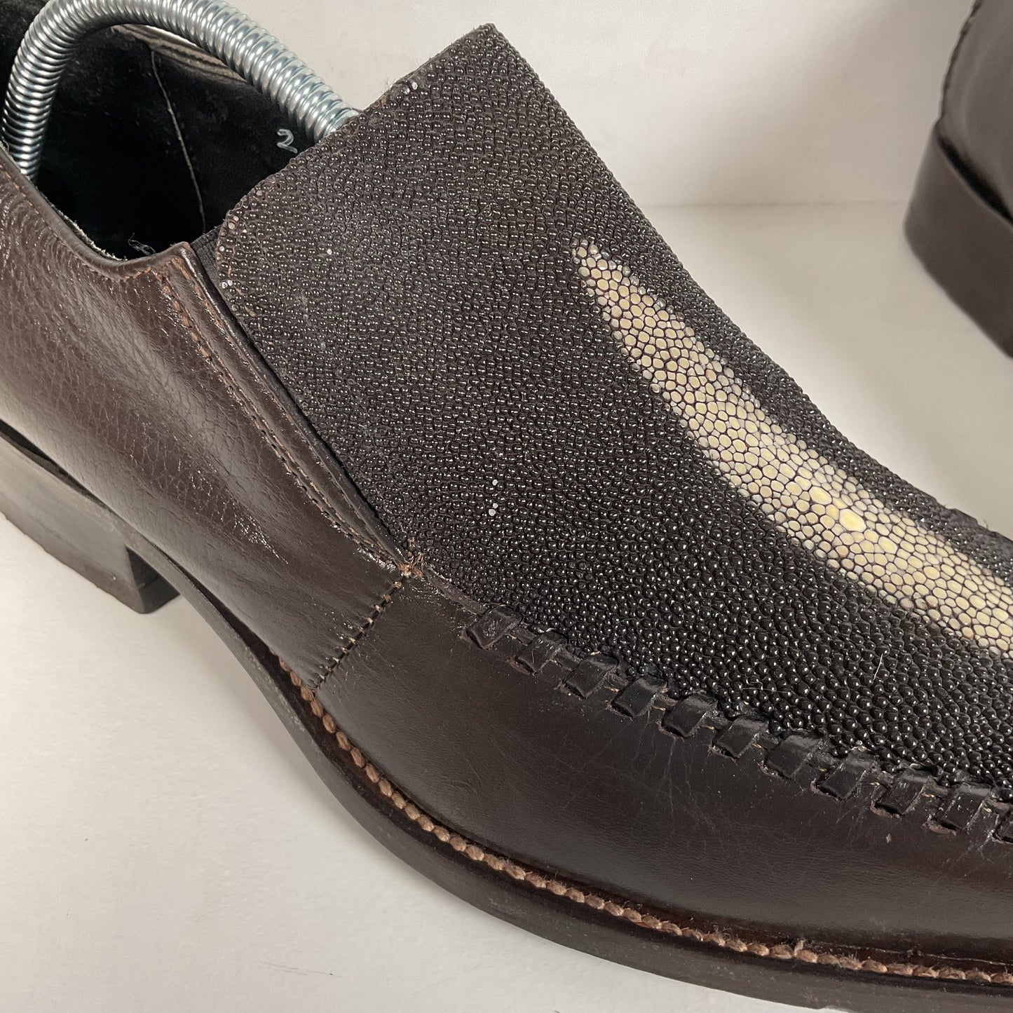 Stingray Mule Clogs | Western | Exotic | Dark Brown | Men’s 9