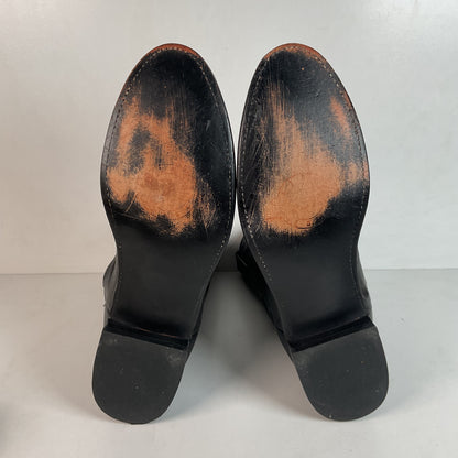 Lucchese Majestic Black Roper Boots 14 EE