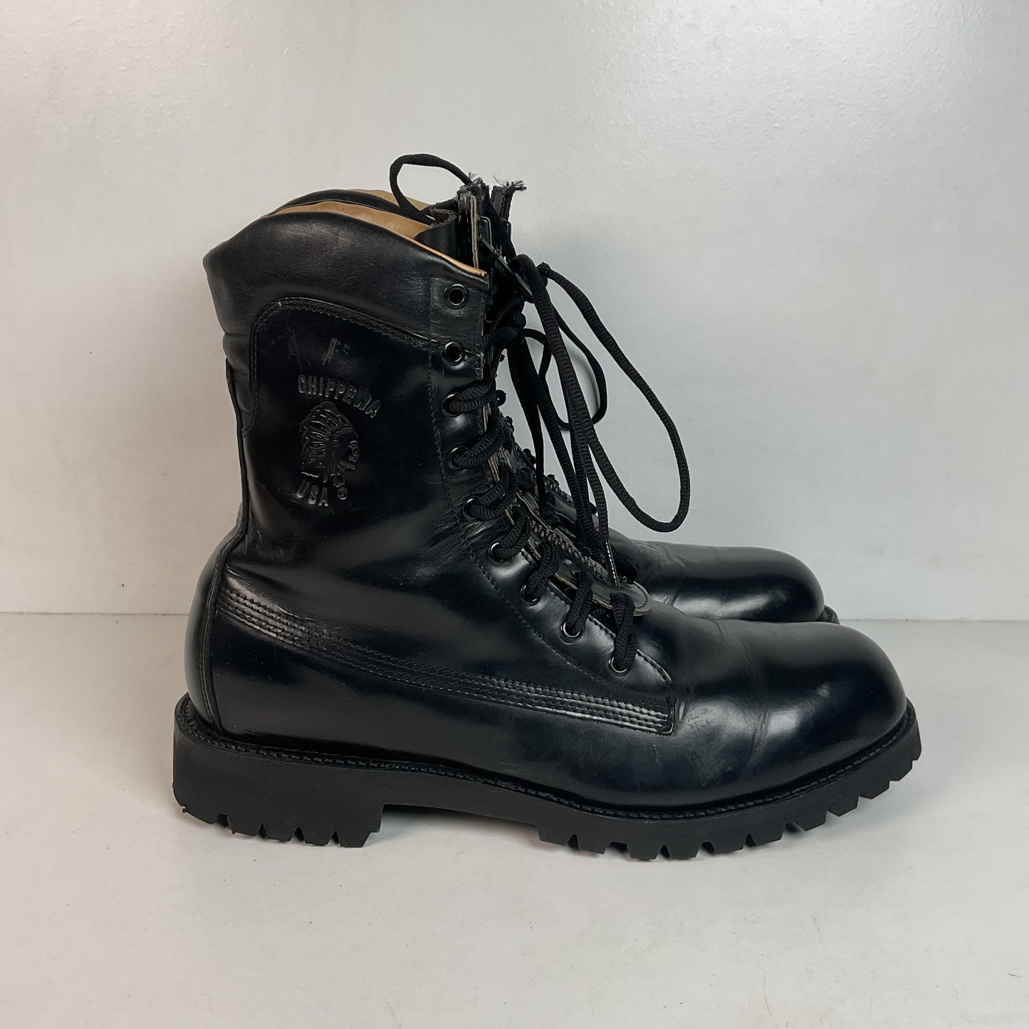 Vintage Chippewa Ruttman Paratrooper Boots | Steel Toe | USA Made | Men’s 12 D