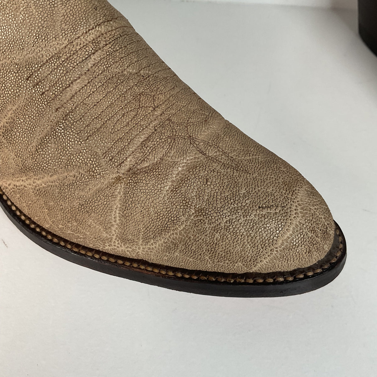 Vintage Tony Lama Elephant Cowboy Boots | Exotic | Gold Label | Men’s 9 D
