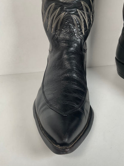 Vintage Justin Algonquin Toe Cowboy Boots | 1960s-1970s | Men’s 8.5 D