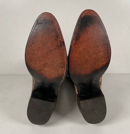 Lucchese 2000 Canebrake Rattlesnake | USA Made | Timber Snakeskin | Men’s 8 D