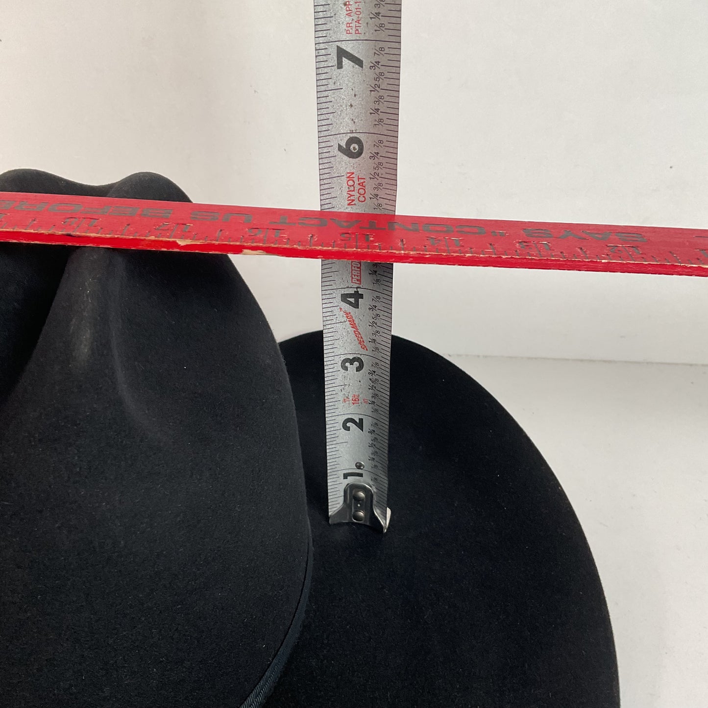 Vintage Milano Larry Mahan Cowboy Hat 6 5/8 Ridgetop Black 5X USA Made