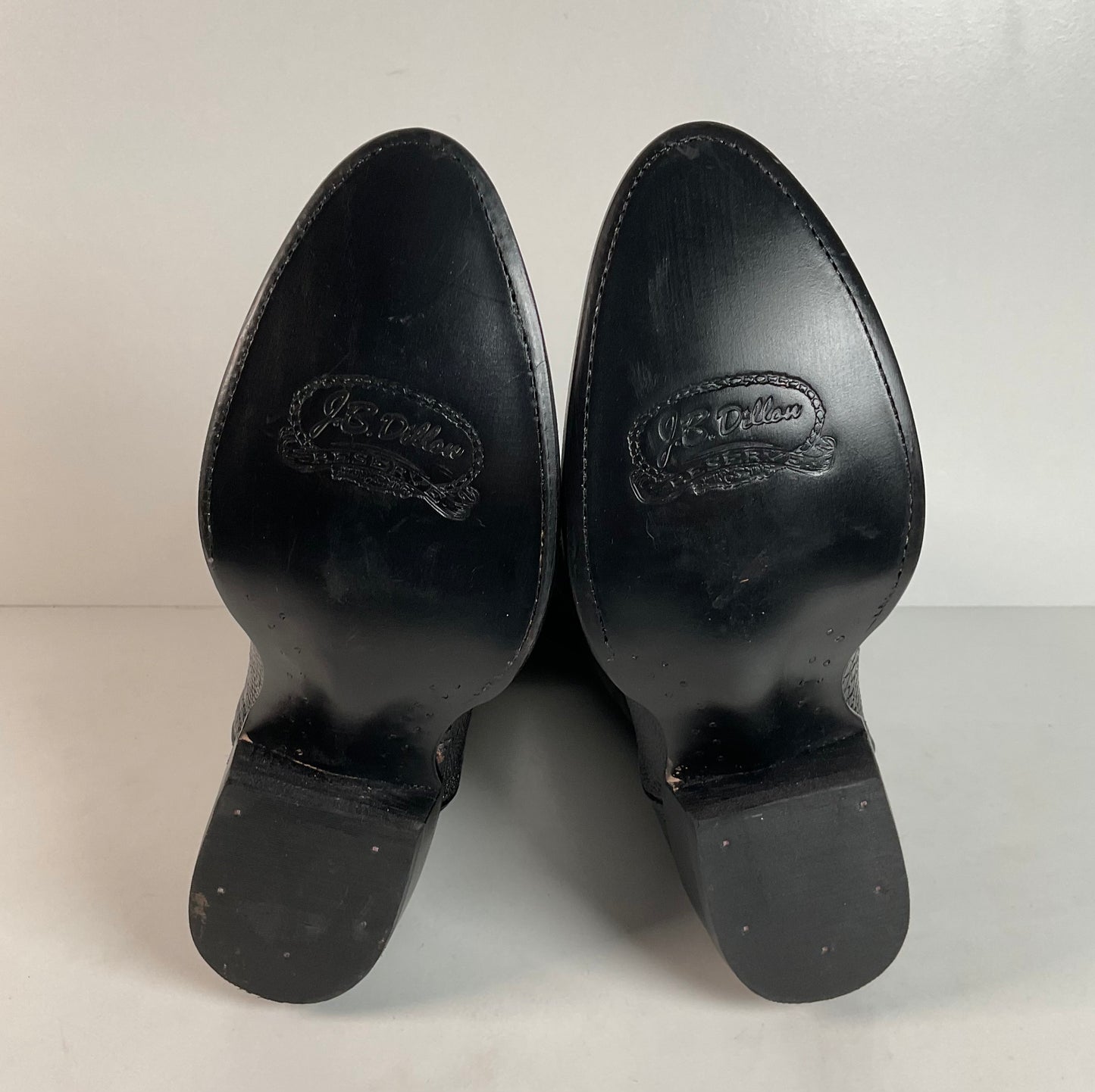 J.B. Dillon Ostrich Leg Cowboy Boots | Exotic | Men’s 8.5 EE