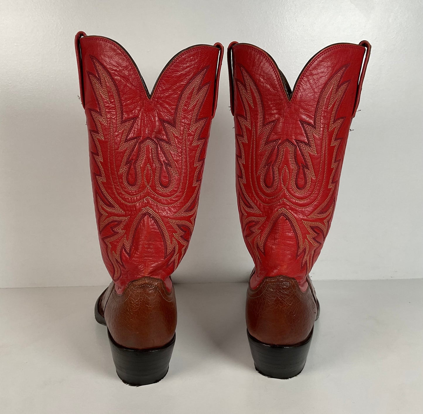Lucchese 2000 Cowboy Boots | Full Quill Ostrich | Exotic | Men’s 8.5 D