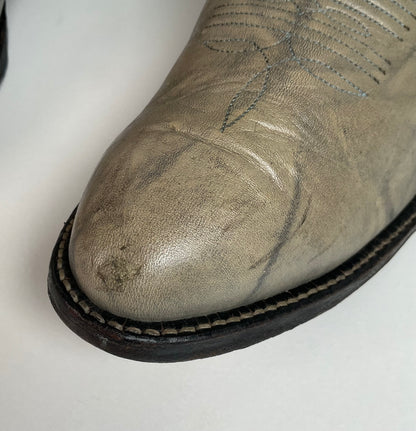 Vintage Tony Lama Gold Label Cowboy Boots | Marbled Leather | Men’s 10.5 EE