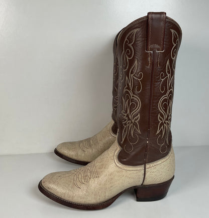 Vintage Justin Exotic Antelope Cowboy Boots | USA Made | Men’s 8 D