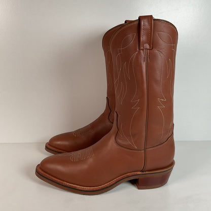 Tony Lama Natural Retan Cowboy Boots | USA Made | 14 D