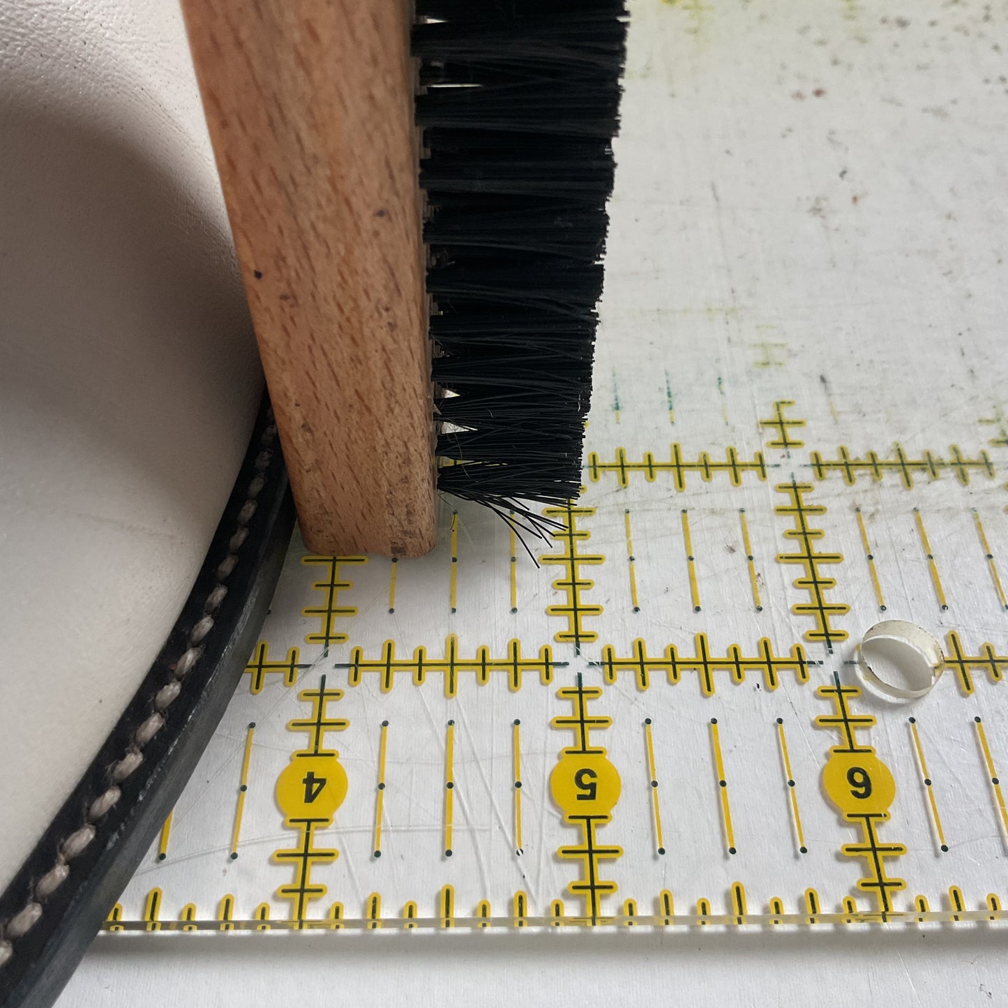 Justin Pearl White Roper Boots 8 C USA Made