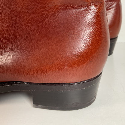 Vintage Florsheim Beetle Boots | Chelsea Style | Burnished Brown | Men’s 11 D