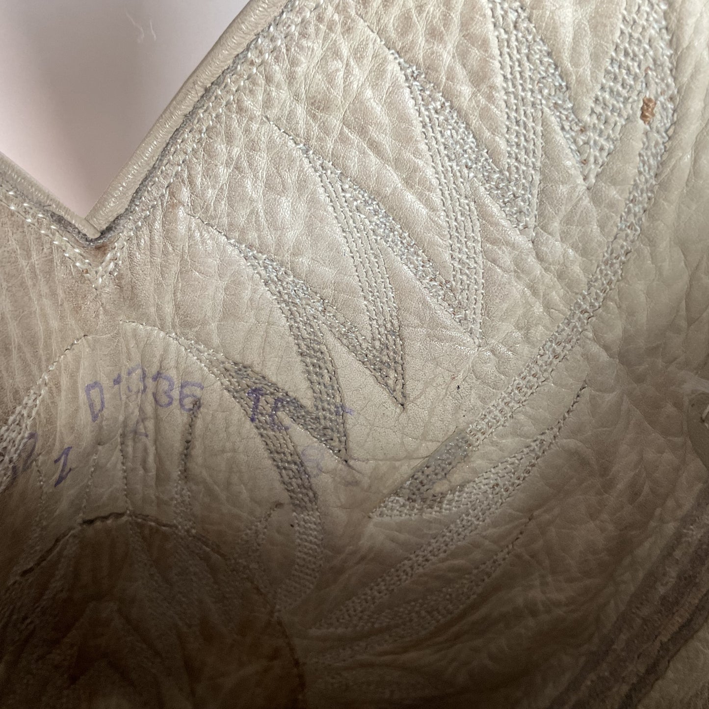 Vintage Dan Post Monitor Lizard Cowboy Boots | Golden Spur Collection | Blonde | 10 D