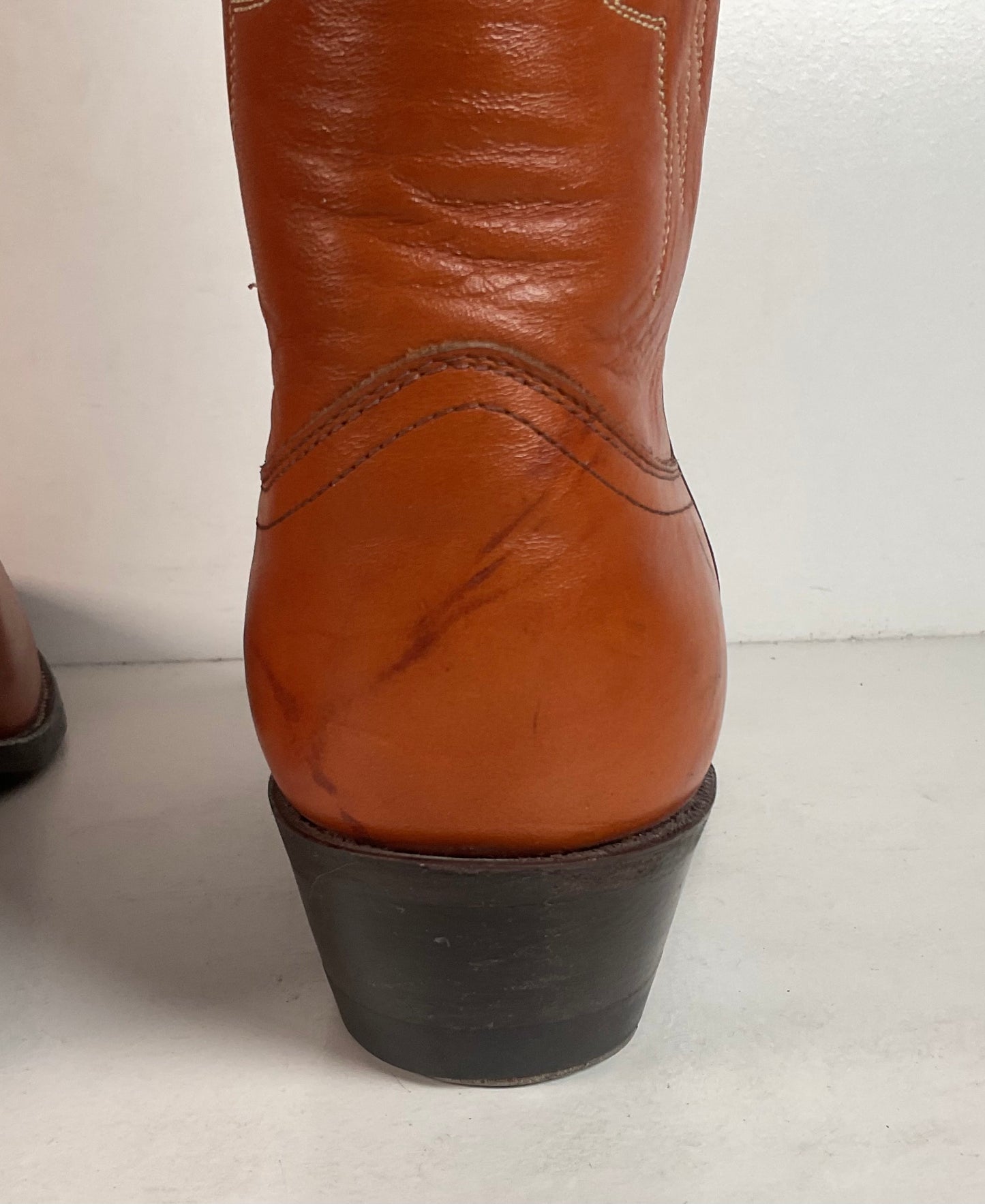 Vintage Justin Redwood Cowboy Boots | USA Made | 10.5 D
