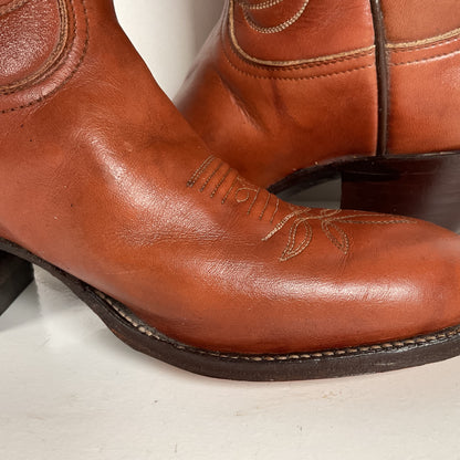 Vintage Tony Lama Tall Cowgirl Boots | Gold Label | Men’s 6.5 C | Women’s 7.5