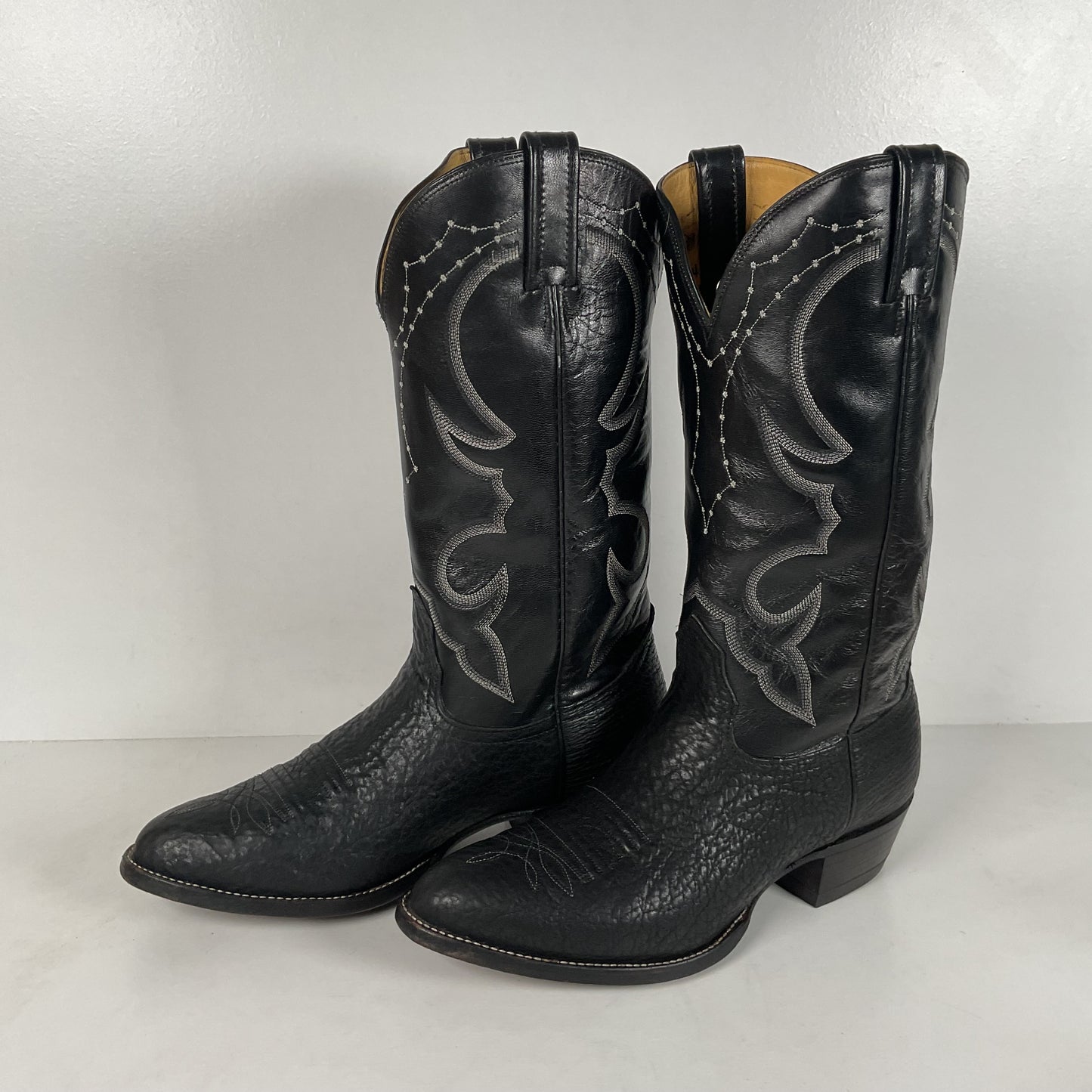 Nocona Bullhide Cowboy Boots | USA Made | Black | Men’s 8.5 EE