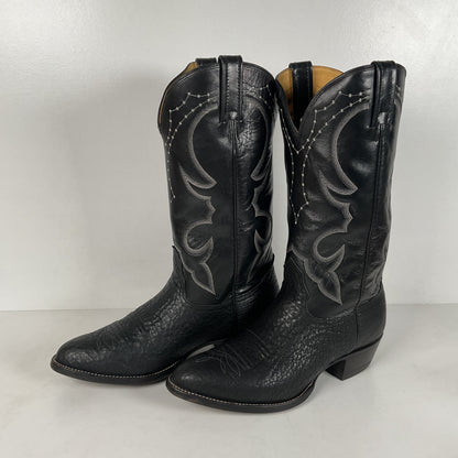 Nocona Bullhide Cowboy Boots | USA Made | Black | Men’s 8.5 EE