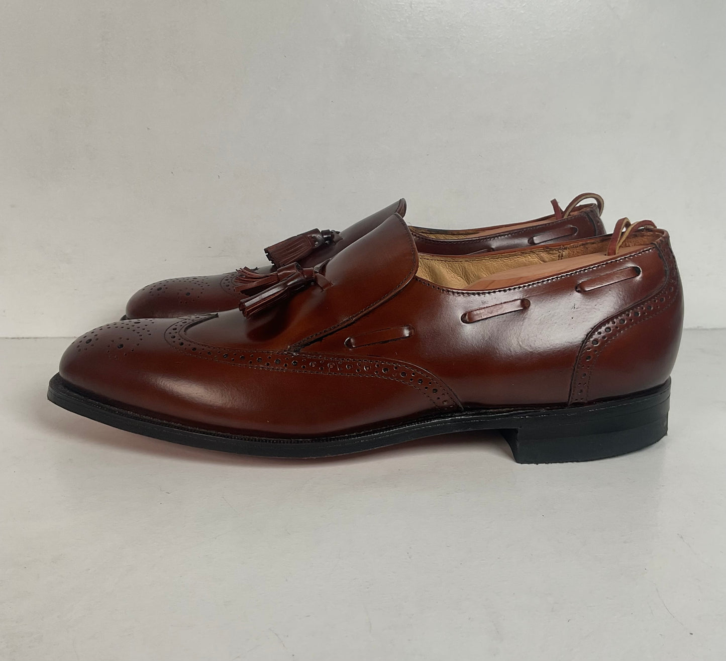 Vintage Hanover Brown Tassel Loafers 11.5 D USA Made