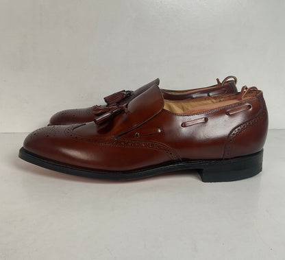 Vintage Hanover Brown Tassel Loafers 11.5 D USA Made