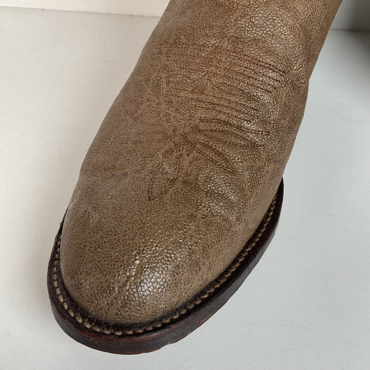 Vintage Tony Lama Elephant Cowboy Boots | Exotic | Gold Label | Men’s 9 D