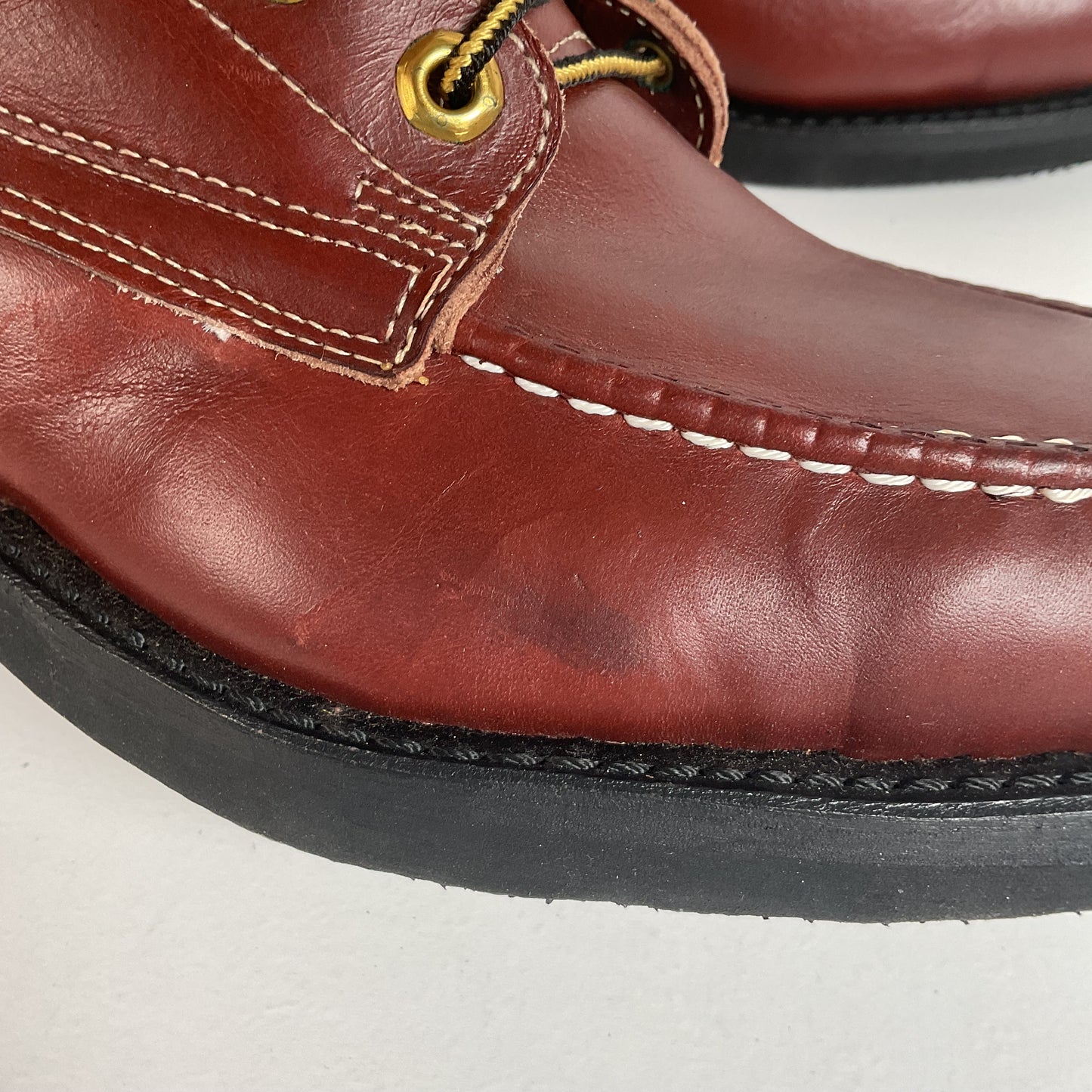 Vintage Herman Survivors’ Moc Toe Boots | USA Made | Men’s 7 | Women’s 8