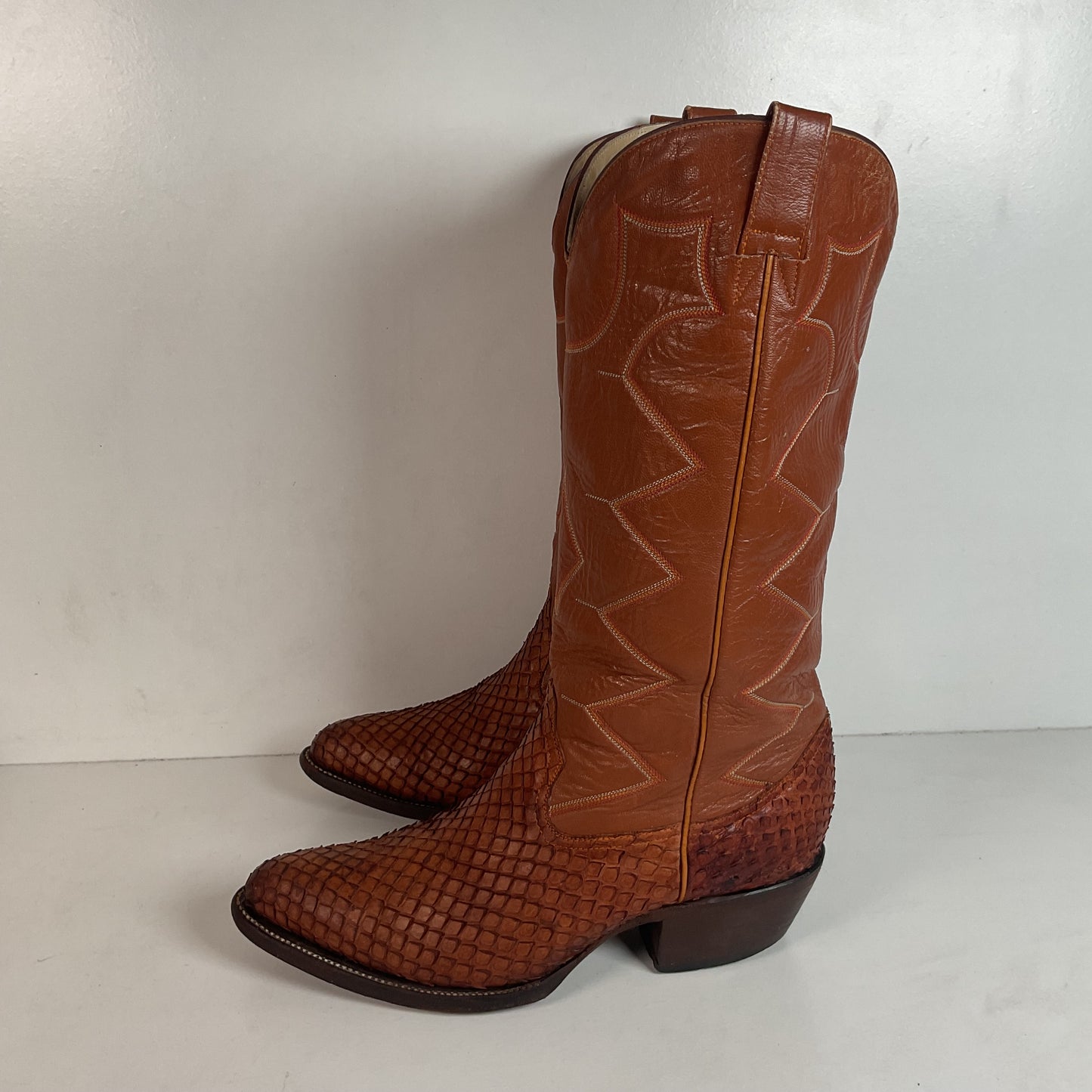 Exotic Anaconda Snakeskin Cowboy Boots Mexico 28.5 | US Men’s 10.5