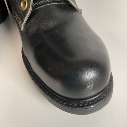 Vintage 1960s Leigh Linesman Boots 10 D USA Made Safety Toe