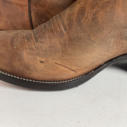 Vintage Justin Bay Apache Cowboy Boots 12 EE USA Made