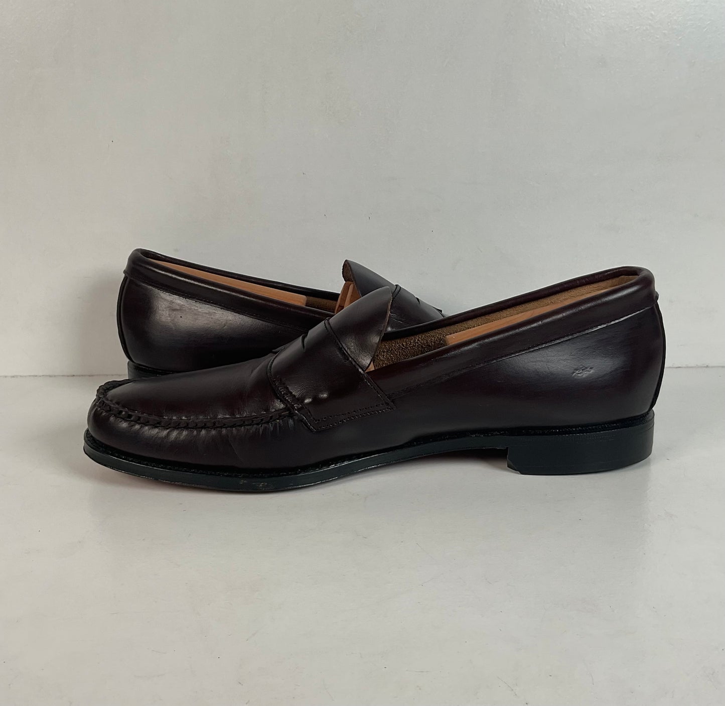 1970s Jarman Moccasin Penny Loafer 12 B Hand Sewn Benchmark