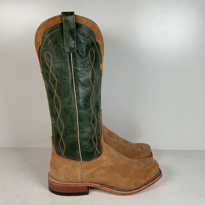 Anderson Bean Stampede Tall Top Cowboy Boots | Rough Out Suede | Men’s 11.5 EE