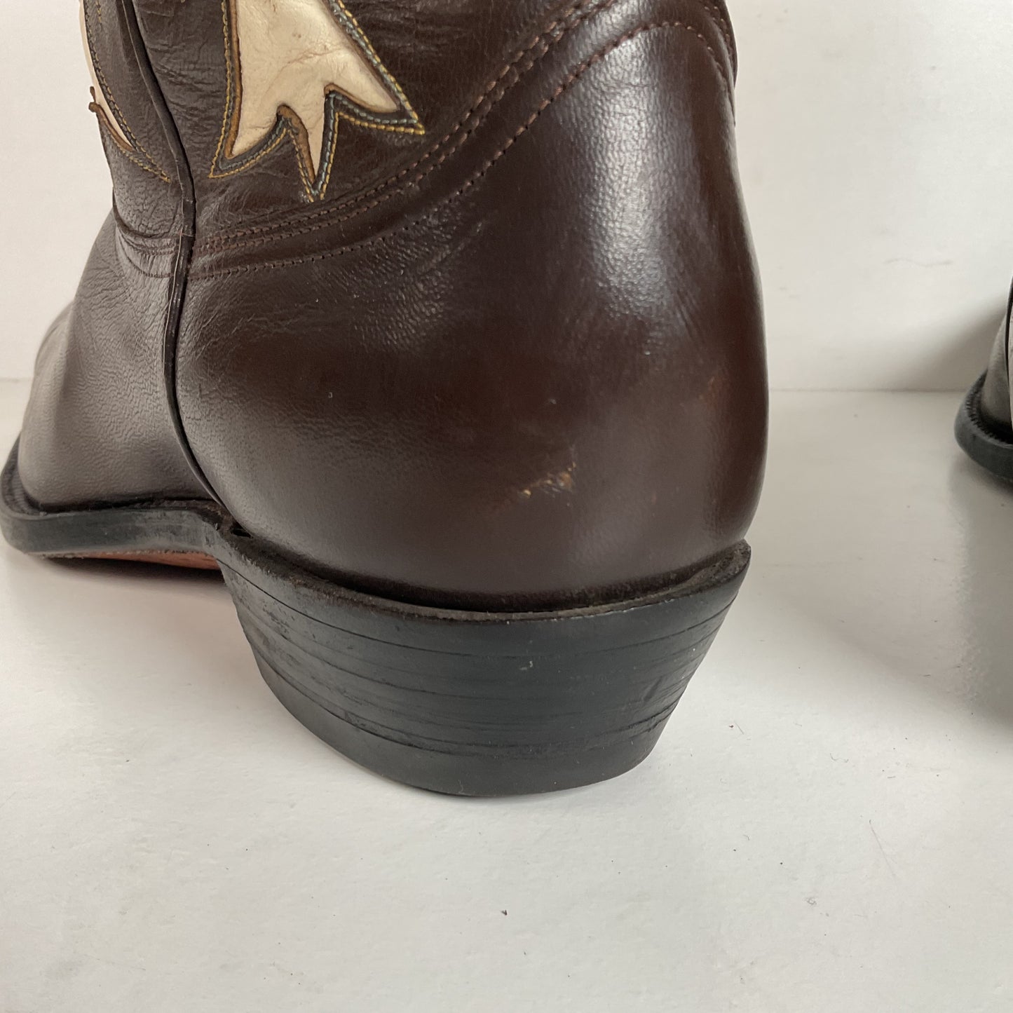 Vintage Justin Pee Wee Cowboy Boots | 1960s | Fort Worth Label | Men’s 9 C