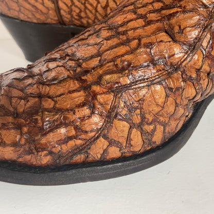 Vintage Olathe Sea Bass Cowboy Boots | Exotic | USA Made | 13 EE
