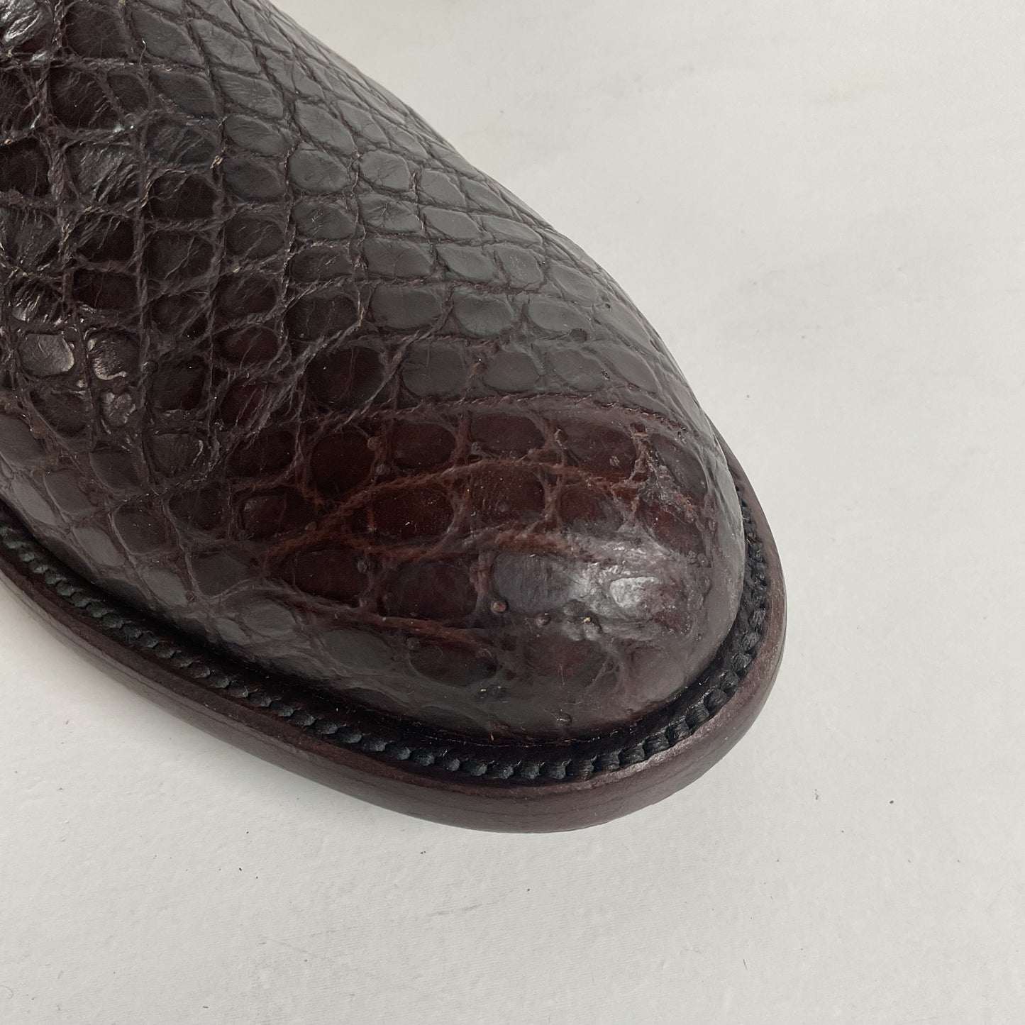 Caboots Nile Crocodile Roper Boots 9.5 E Champion Attitude Custom