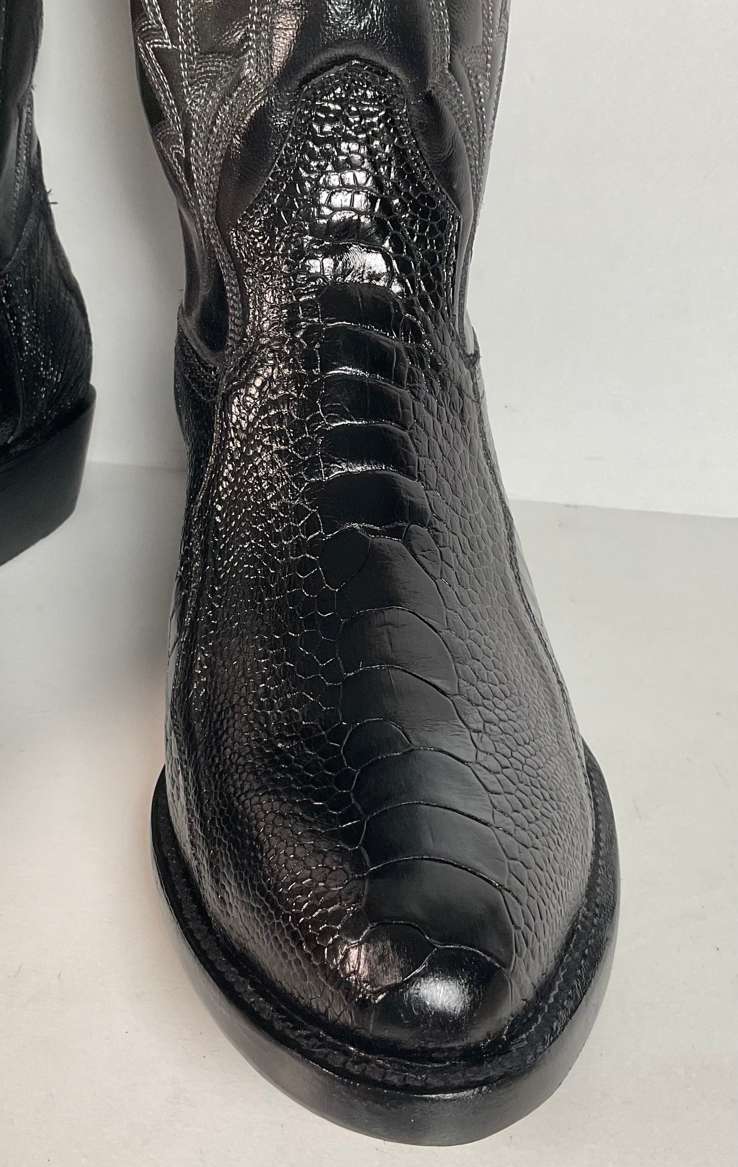 J.B. Dillon Ostrich Leg Cowboy Boots | Exotic | Men’s 8.5 EE