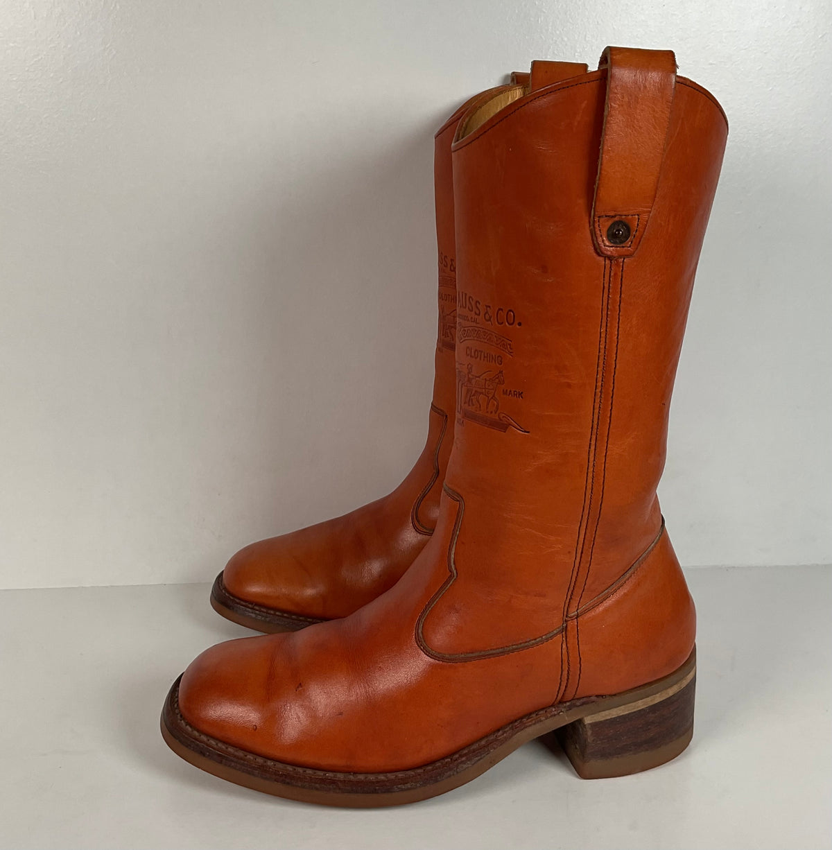 Vintage Levi’s Campus Western Boots | Chunky | USA Made | Men’s 8.5 M