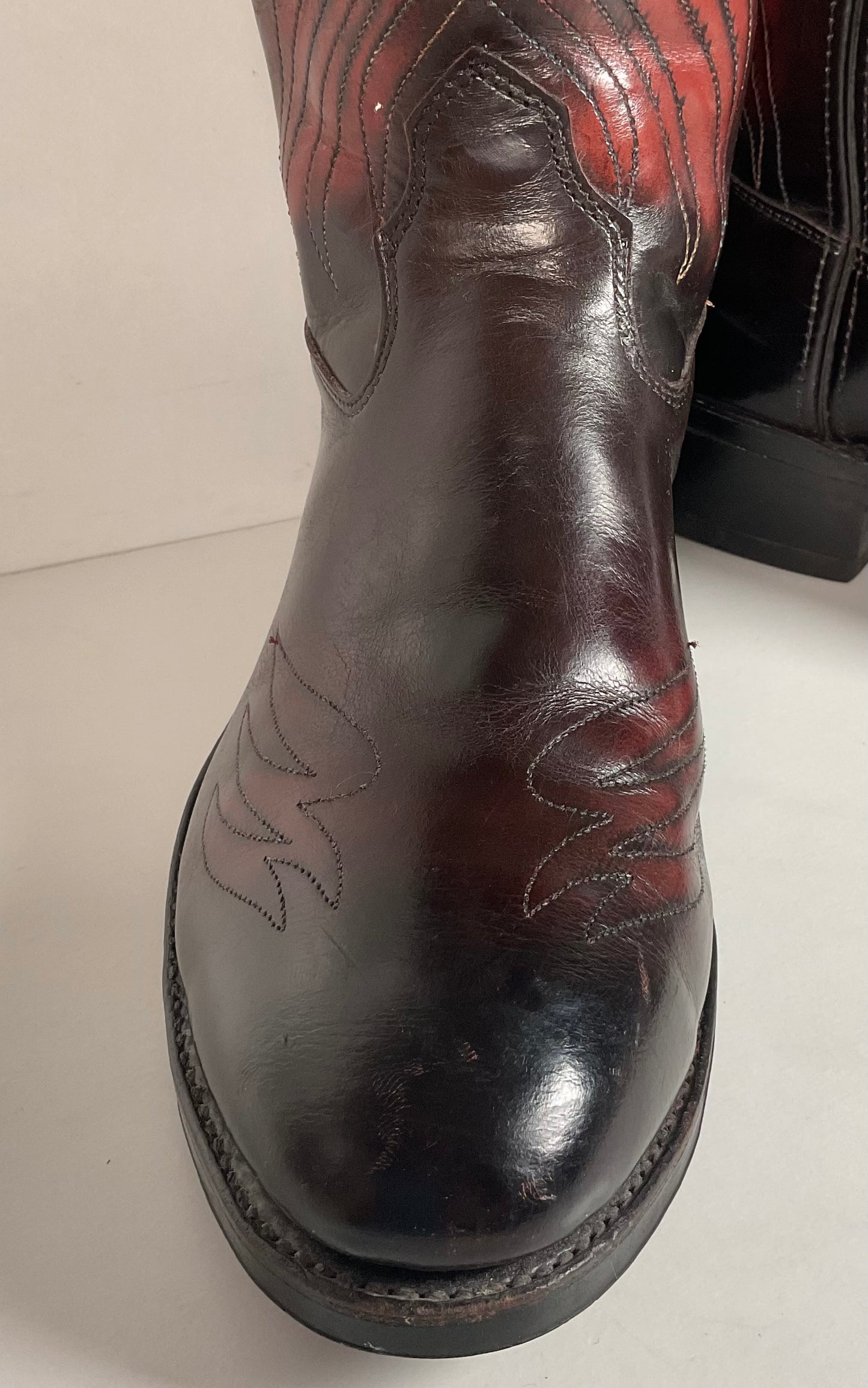 Vintage 1970s Iron Age Thunderbird Cowboy Boots 10.5 D USA Made