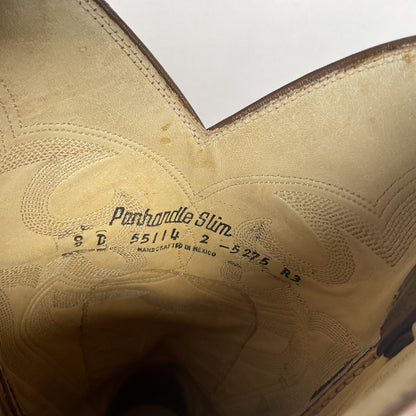 Vintage Panhandle Slim Cowboy Boots | Ostrich Leg & Smooth | Set of (2) | 8 D