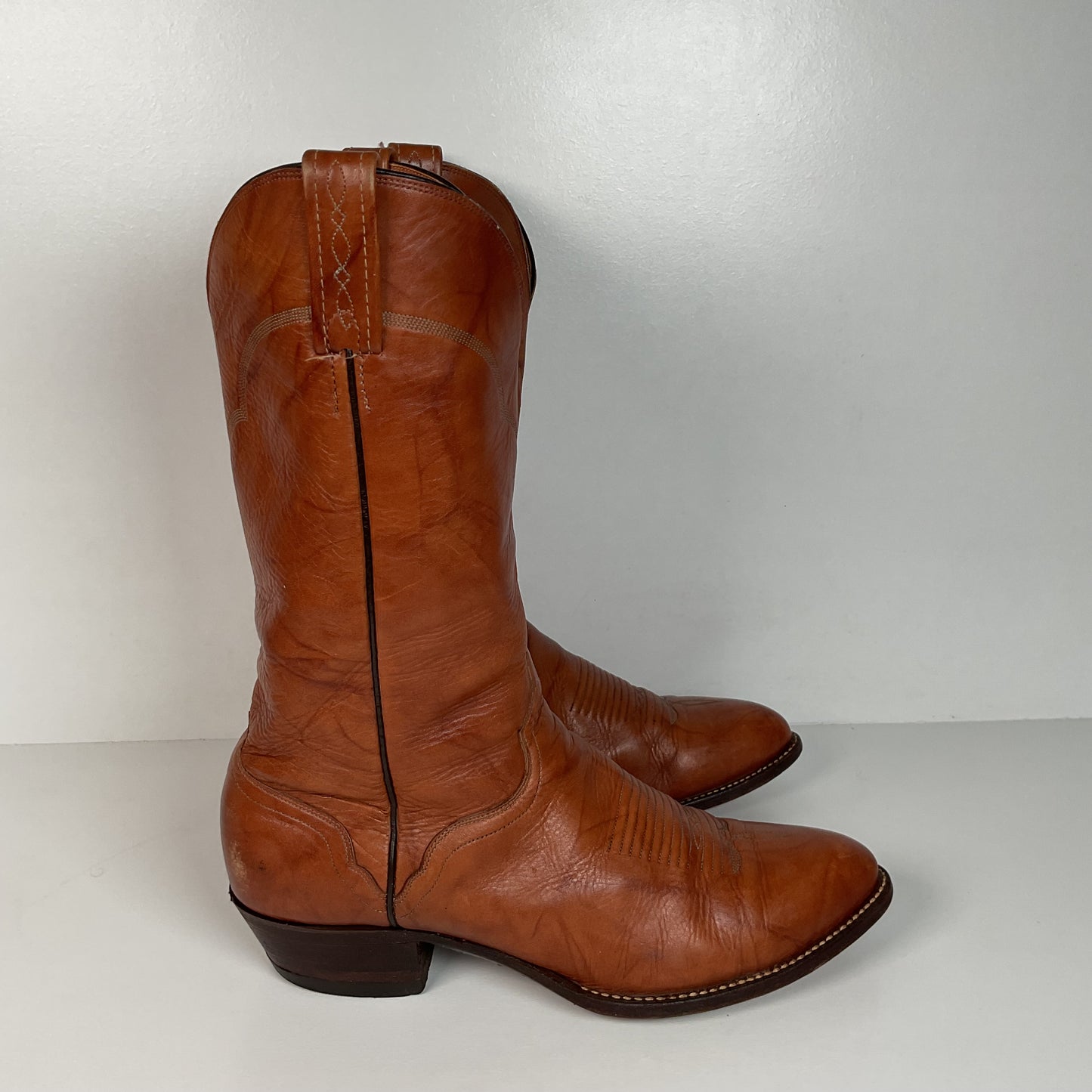 Vintage El Dorado Cowboy Boots | Chocolate Cow | Men’s 11.5 D