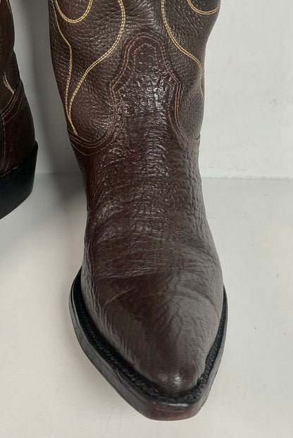 Vintage Acme Cowboy Boots | 1960s | Brown | Narrow | Men’s 8 | Women’s 9