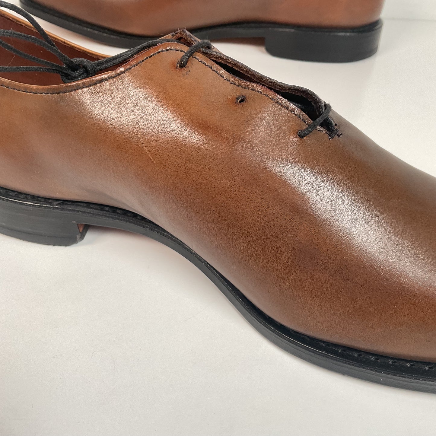 Allen Edmonds Bourbon Hanover Oxford Shoes 9.5 D Whole Cut